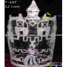 12 Inch Castle Cinderella Pageant Crown